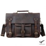 VINTAGE CLASSIC PORTFOLIO  BAG - brown