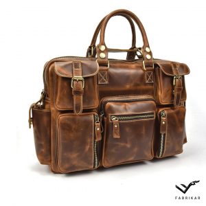 Two-toned Dark-brown Bag